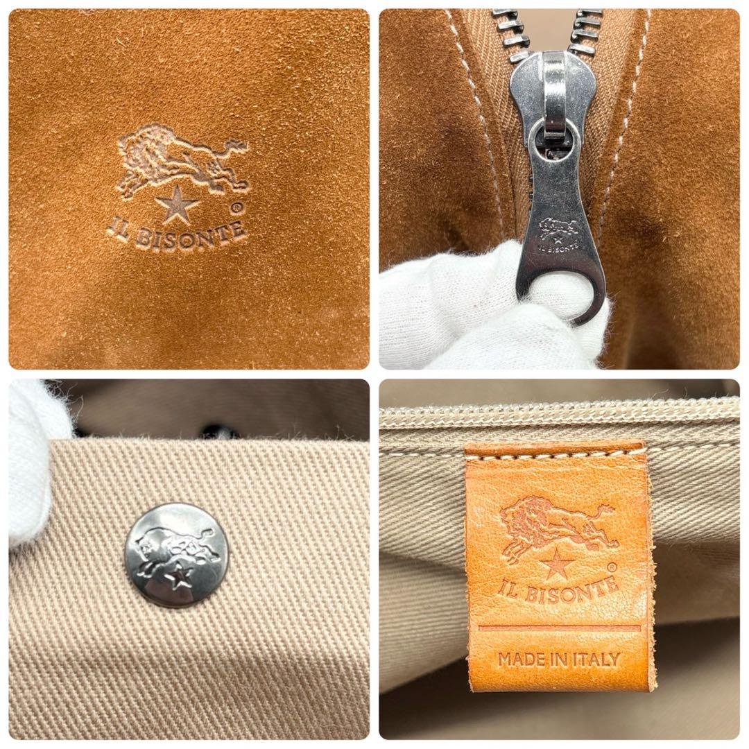 超激レア✨ イルビゾンテ　ボストンバッグ 2way ダブルハンドル スエード