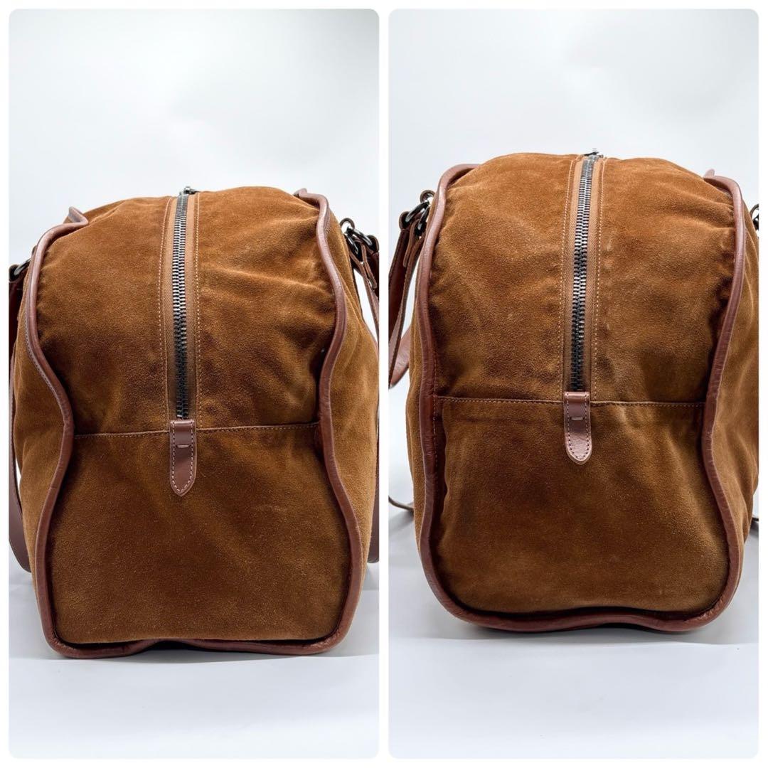 超激レア✨ イルビゾンテ　ボストンバッグ 2way ダブルハンドル スエード