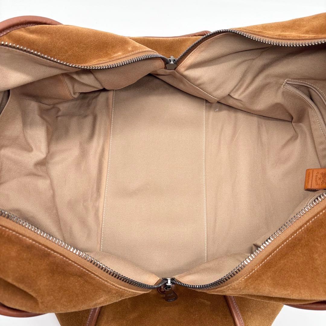 超激レア✨ イルビゾンテ　ボストンバッグ 2way ダブルハンドル スエード