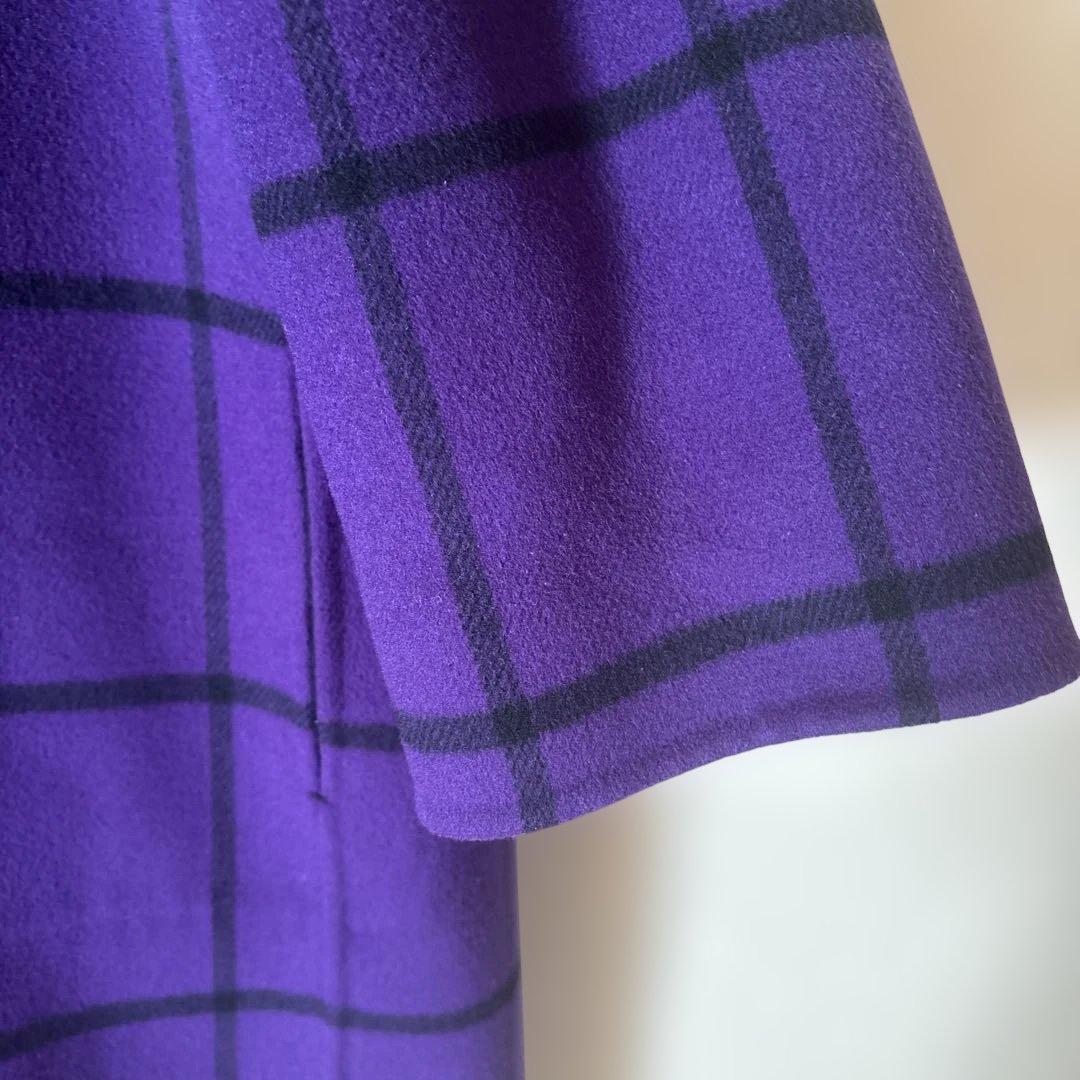 【美品】DRAWER ダブルフェイス　リバーチェックコート