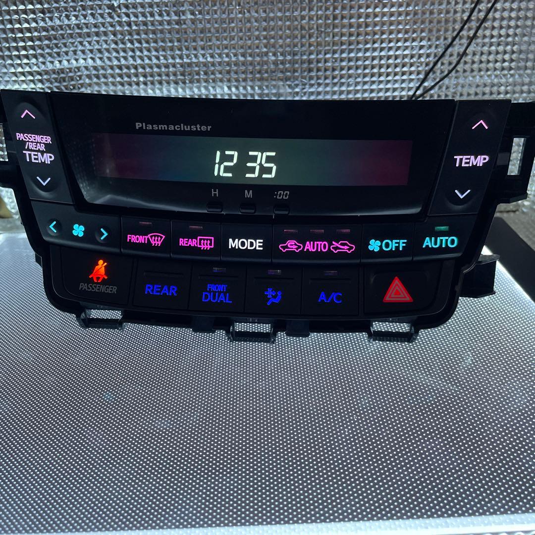 前期用　20系 アルファード、ヴェルファイア エアコンパネル LED交換完成品