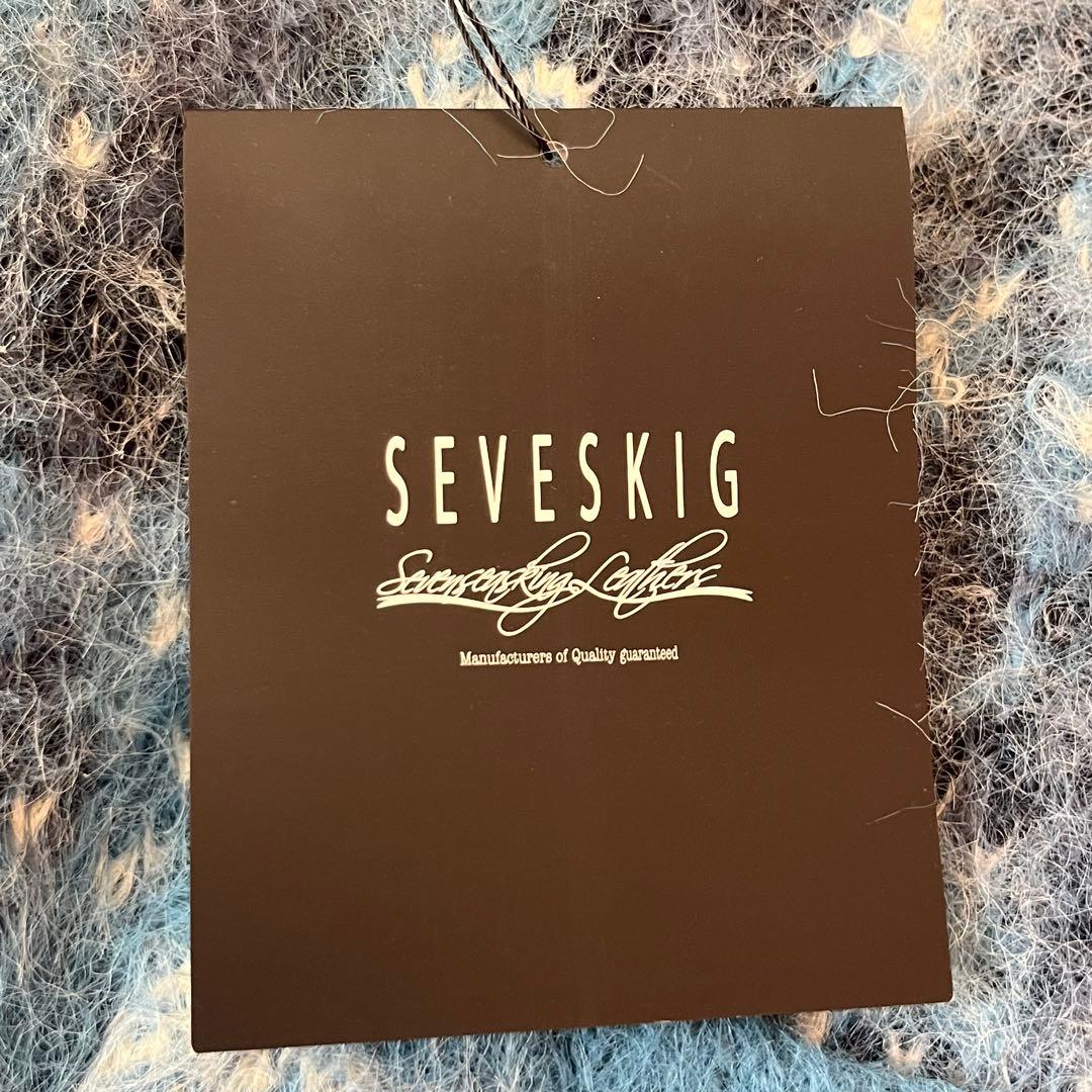 新品 SEVESKIG 24AW Fading レオパード ニット カーディガン