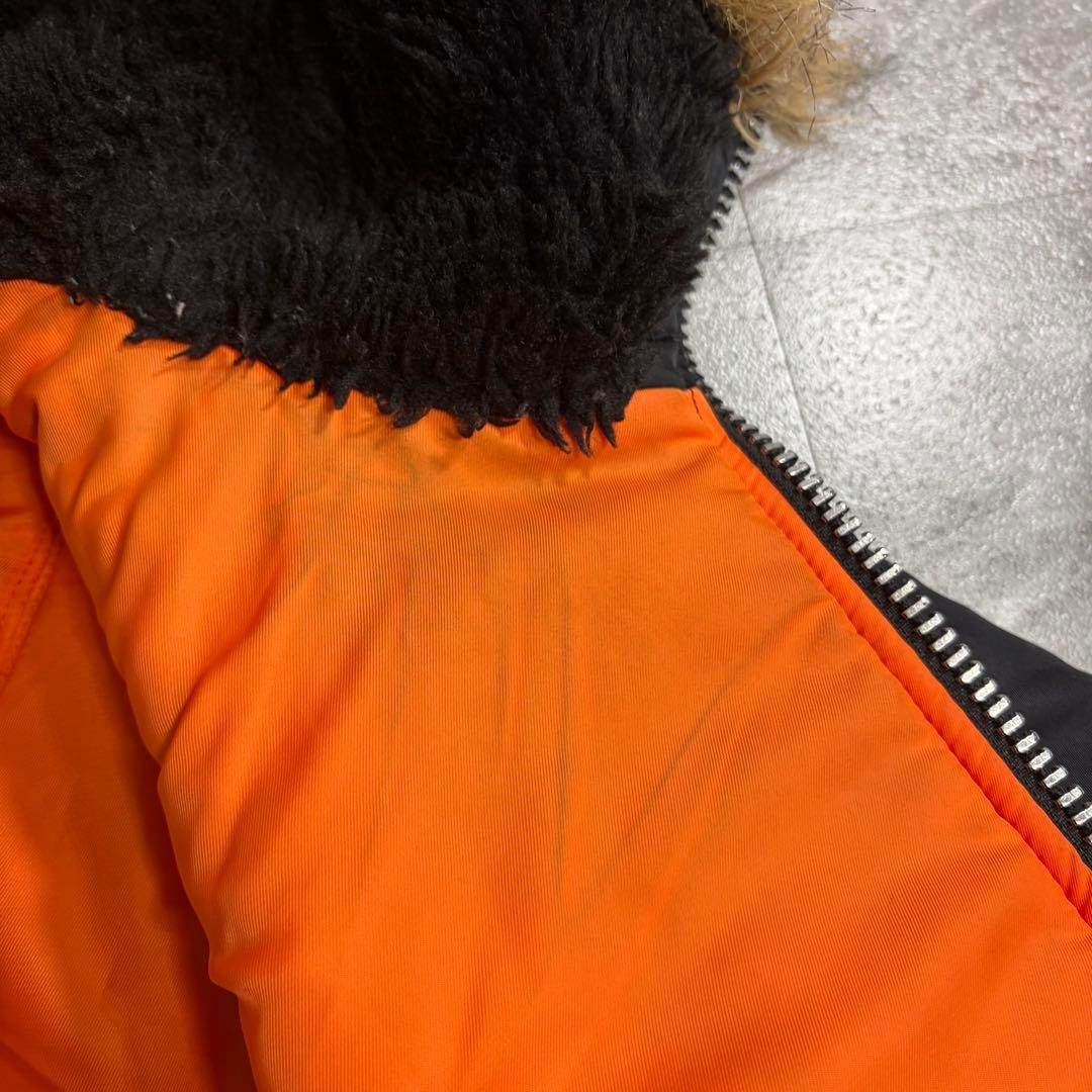 ALPHA N2-B type MA-1 ブラック 短丈 Y2K 4