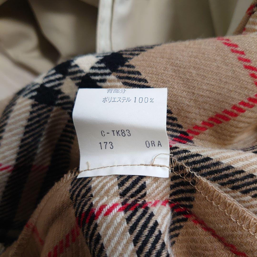 BURBERRYS トレンチコート ノバチェック インナー付き 比翼ボタン