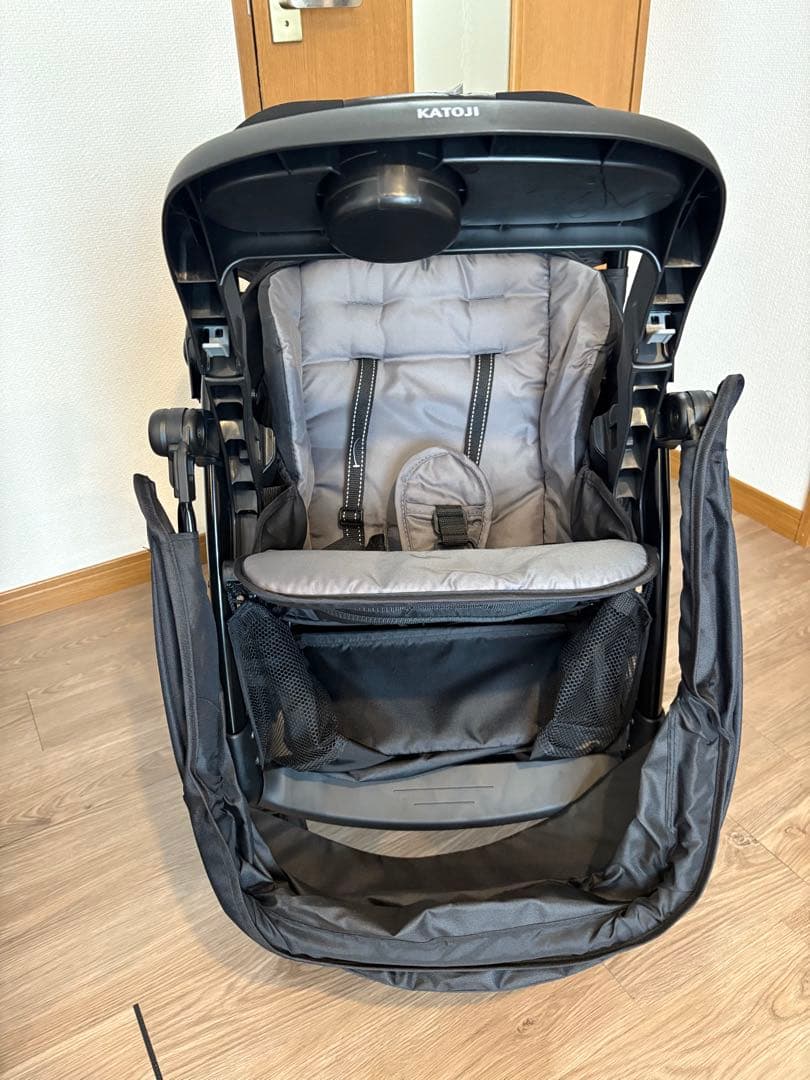 ベビーカー二人でゴーDXシングルタイヤ（ブラック）3way