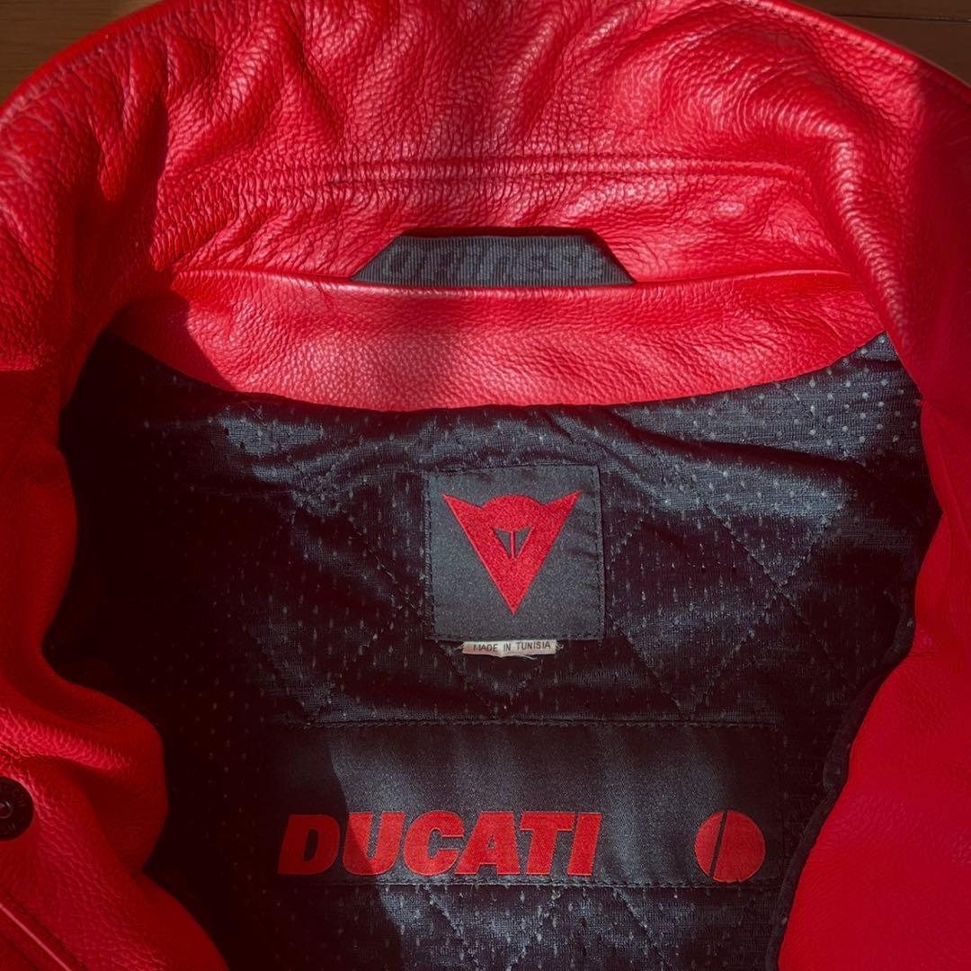 DUCATI レザージャケット レッド　本革