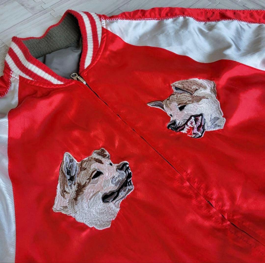 希少　VANQUISH ヴァンキッシュ 渋谷 スカジャン　ハチ公　リバーシブル