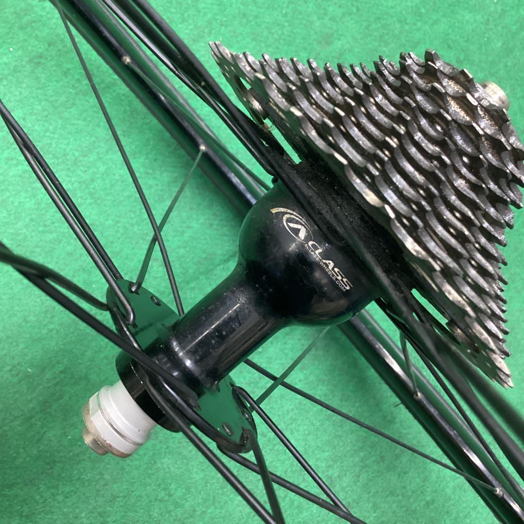 リア ホイール　アルミリム　後輪　700x25C 外装11段 タイヤ付 クイック