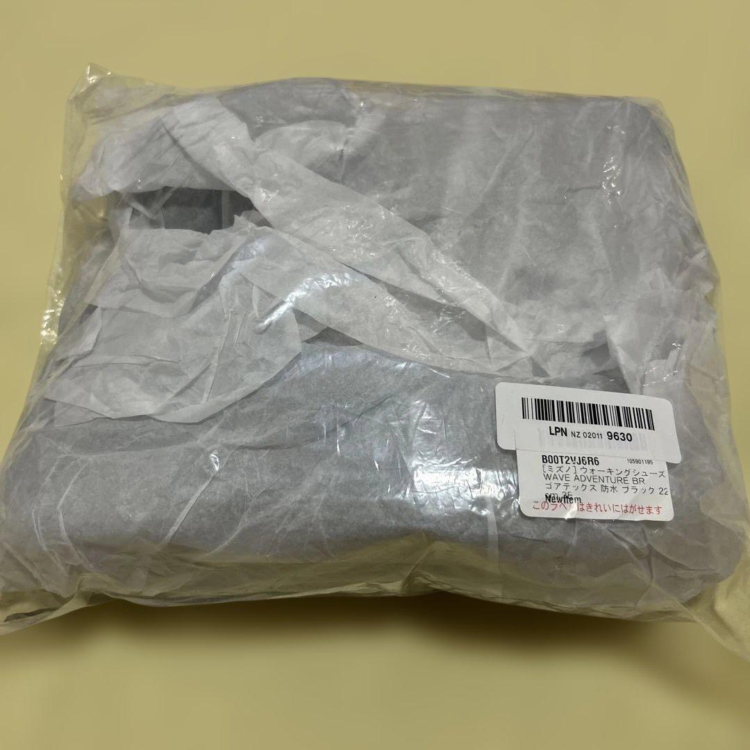 ミズノ　ウォーキングシューズ　ゴアテックス　防水　ブラック　22.5 3E