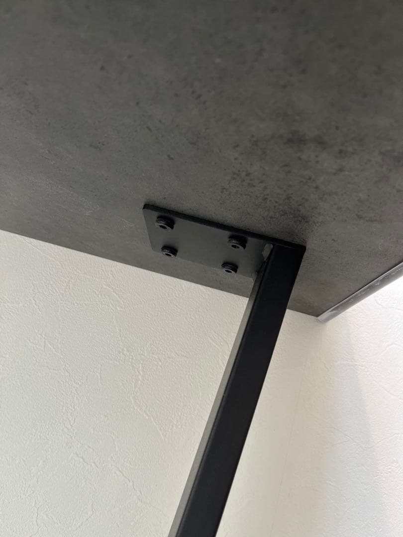 最終値下げ⭐︎メラミン化粧板 ダイニングテーブル 140x80cm グレー