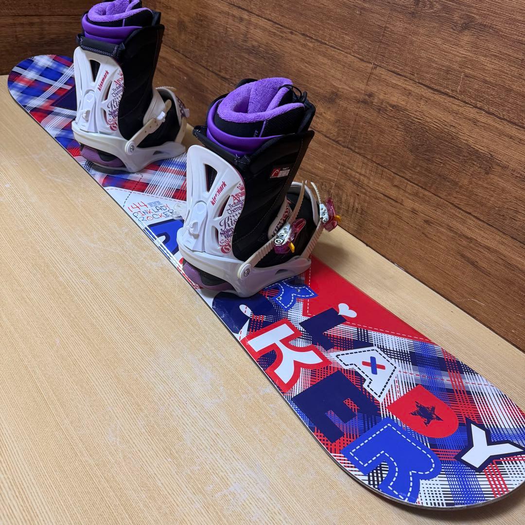 kissmark キスマーク　初心者オススメ　レディース スノーボード 3点