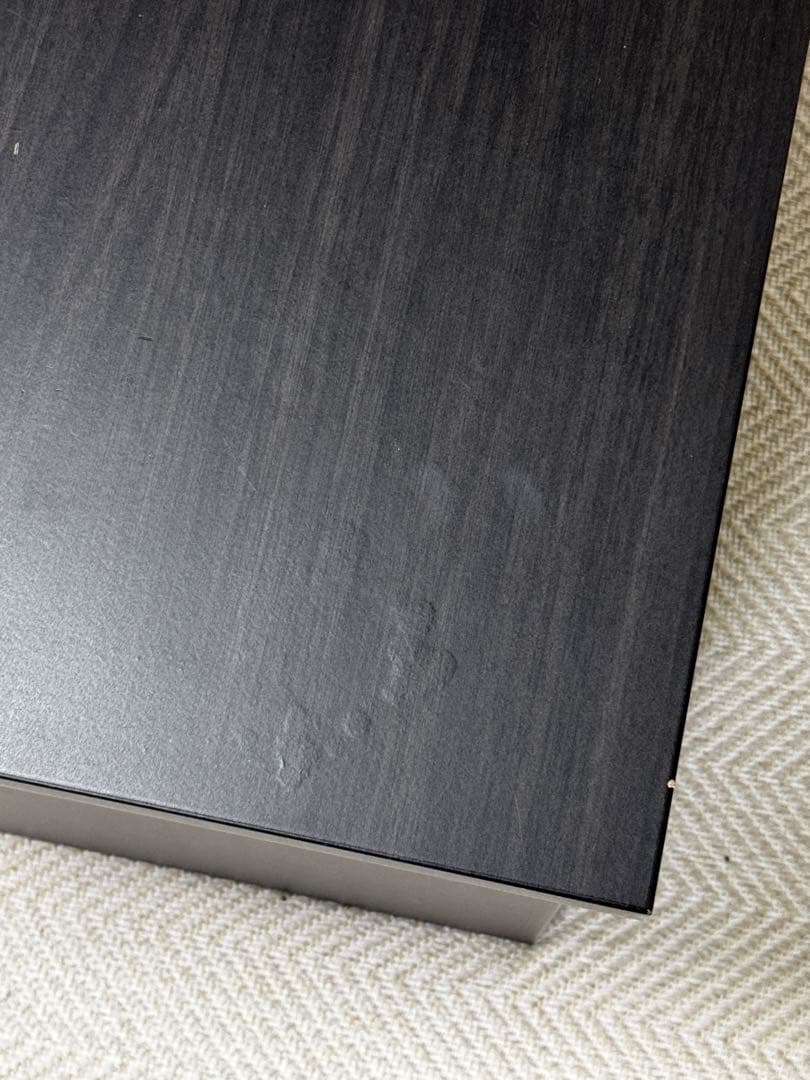 マナベ 収納付き リフトテーブル ブラック