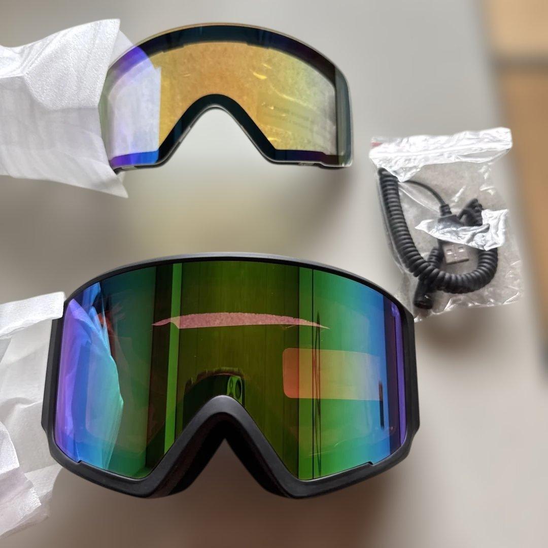 Hubo sports 交換可能レンズ 付き　軽量電熱ゴーグル