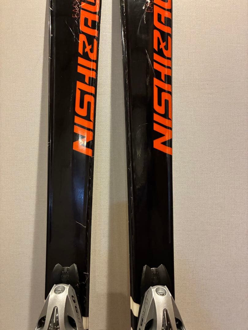 スキー板 NISHIZAWA 160cm ストック付 3点セット 練習用