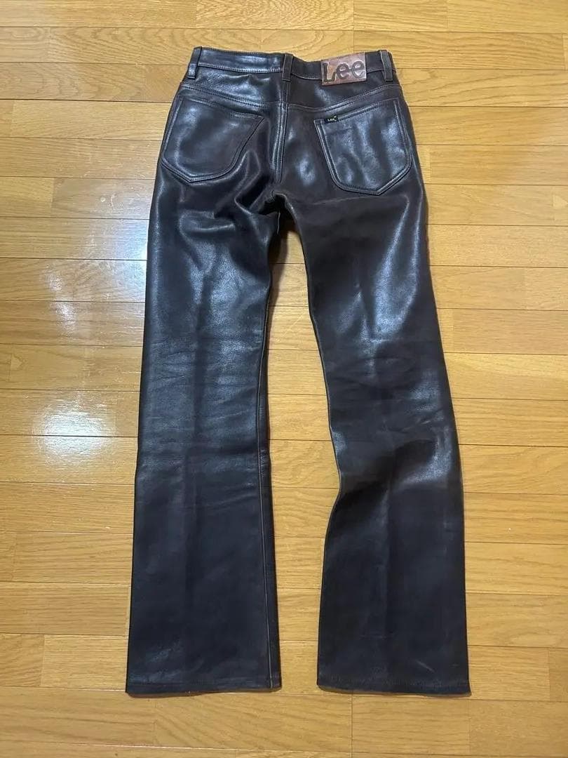 lee レザーパンツ　30 シルエット102 ヌバック