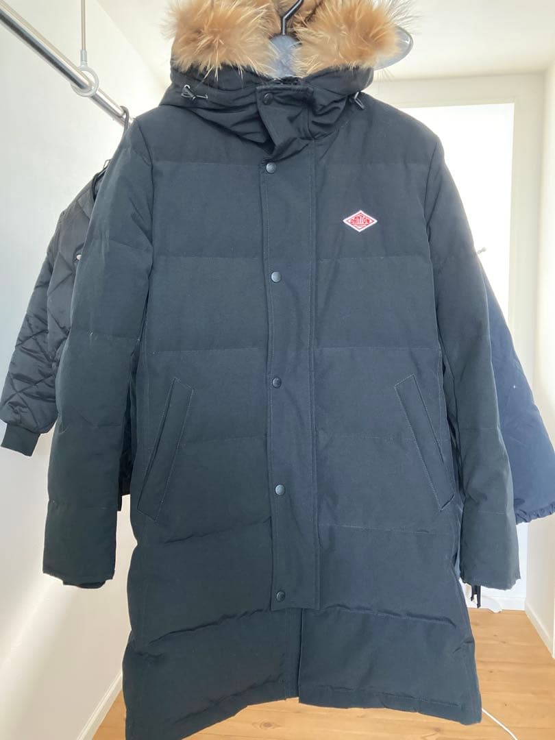 ダントン　エコファー　キルトダウンコート　36 ブラック