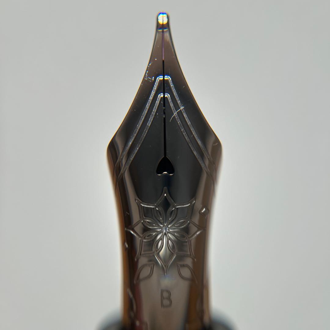 文具館コバヤシ　オリジナル万年筆　鉄仙　Bニブ　太字