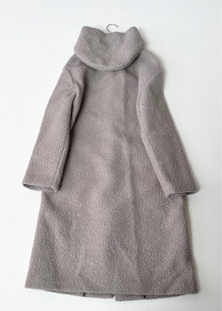 ▼極美品✨セオリー【S】Dawson Faux ダッフルコート ボア ロング