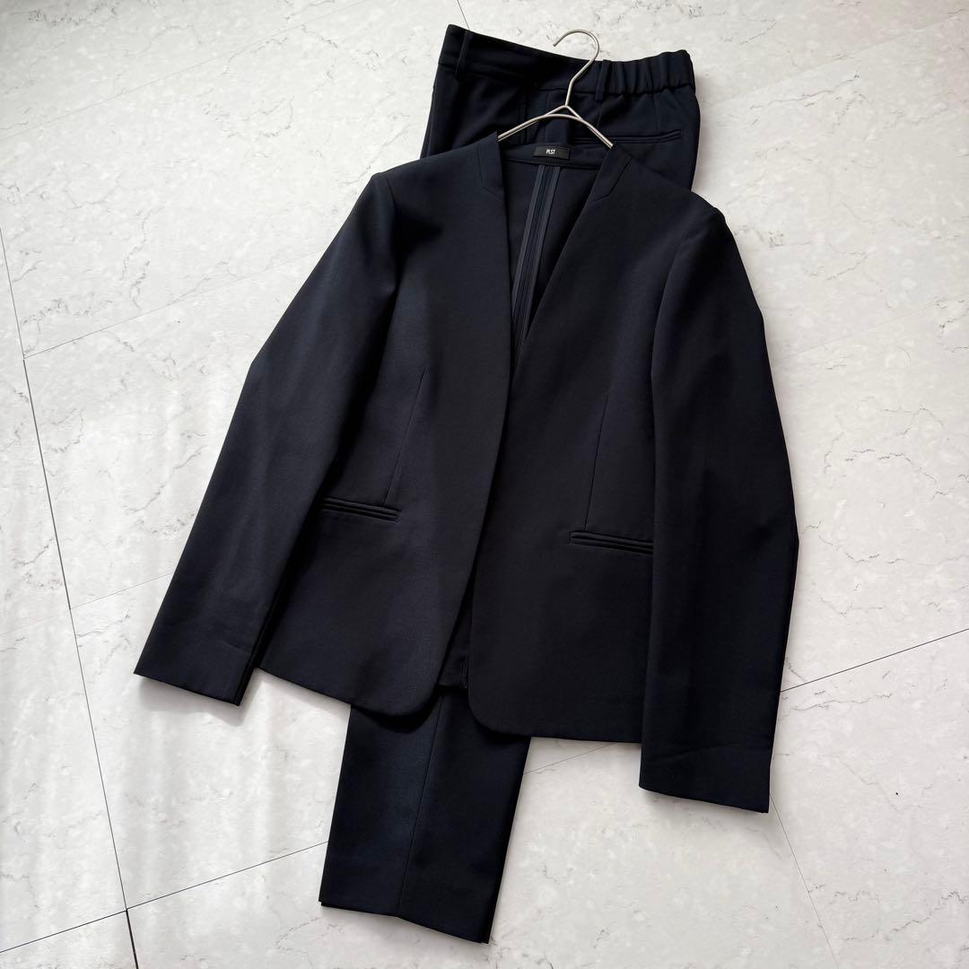 PLST 2024年モデル プレミアムオックスカラーレスジャケット セットアップ