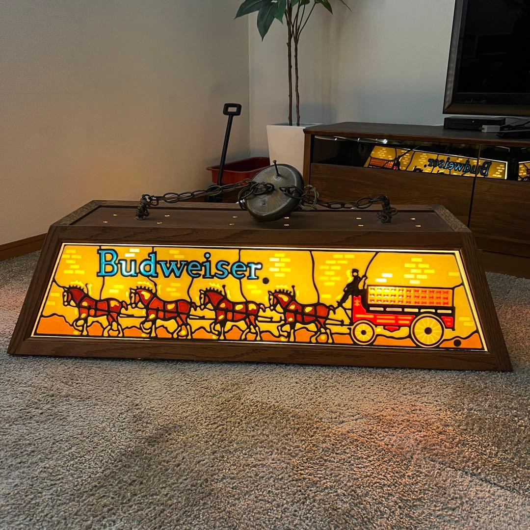 Budweiser プールバーライト ヴィンテージ ✨激レア✨馬車✨状態良好✨