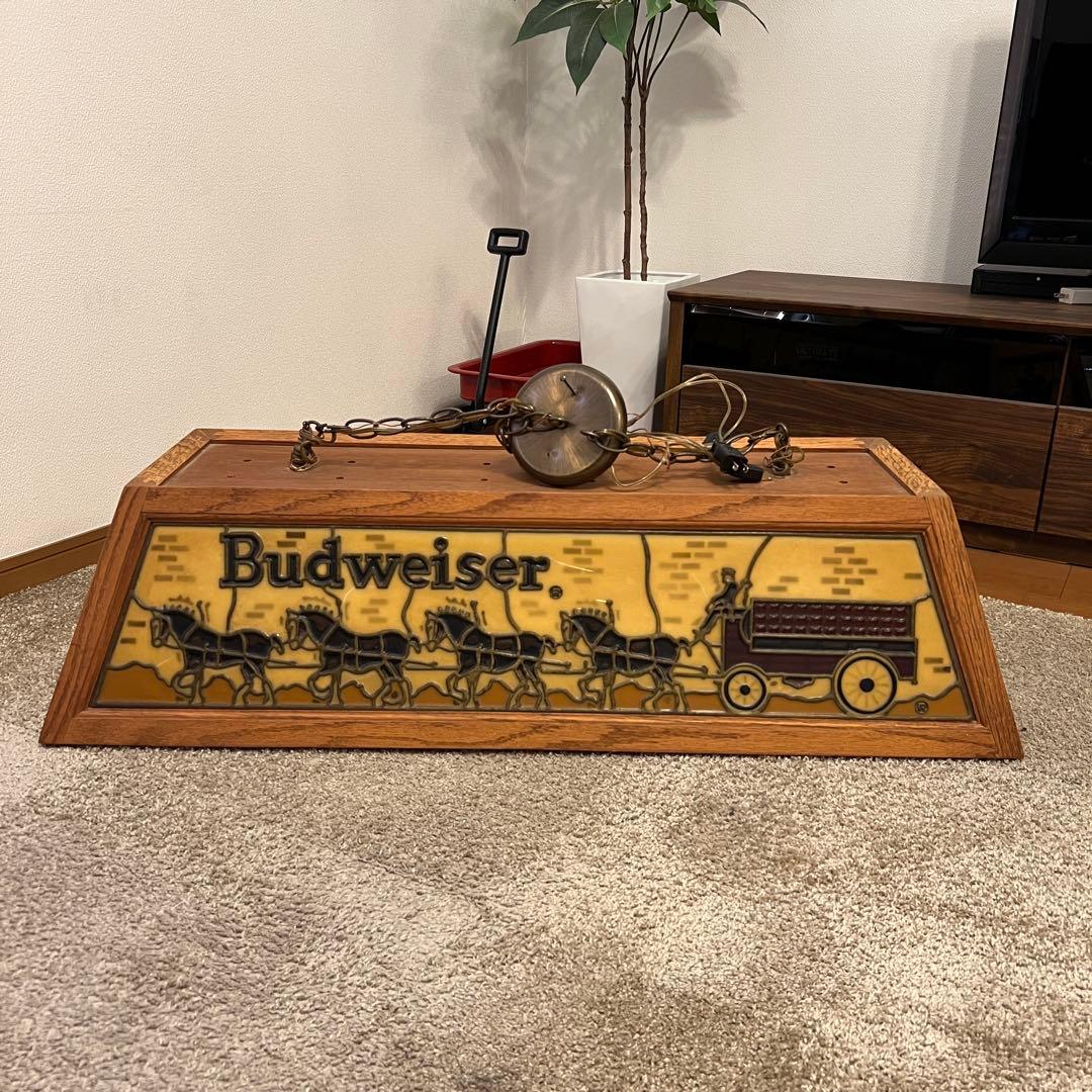 Budweiser プールバーライト ヴィンテージ ✨激レア✨馬車✨状態良好✨