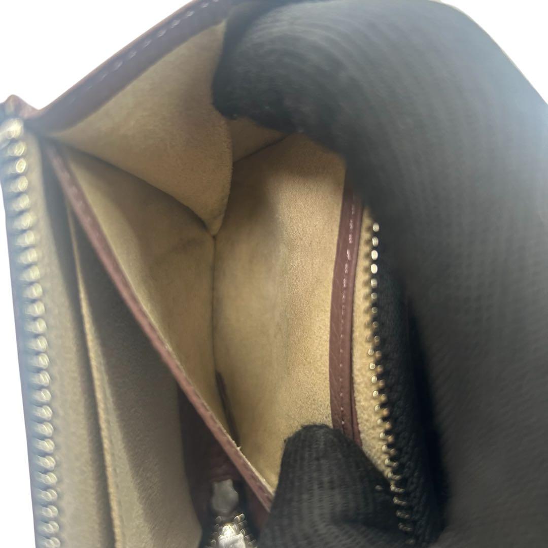 yochiko　アタオ レッサーパンダ 刺繍 レザー コンパクト財布