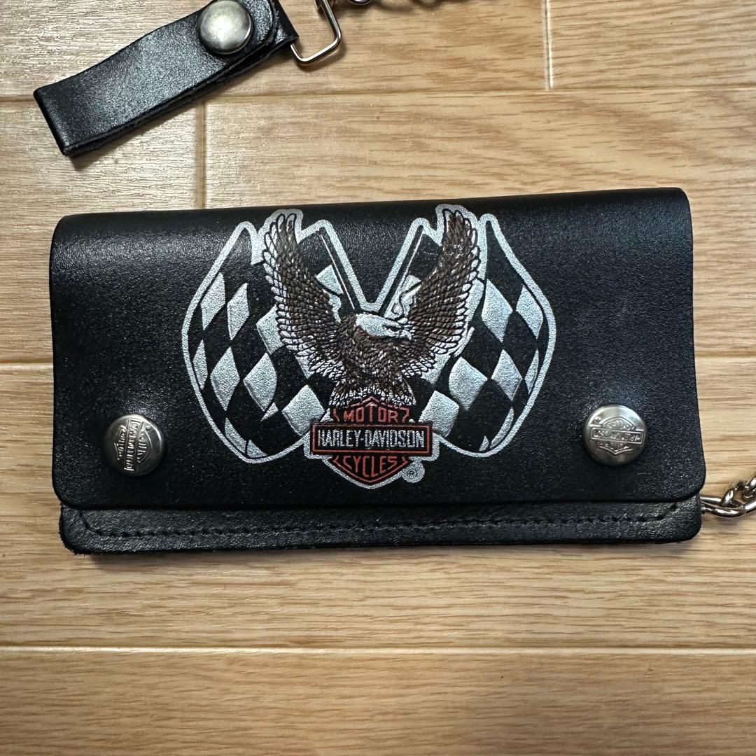 yuu　ハーレーダビッドソン　財布　トラッカーウォレット　ヴィンテージ