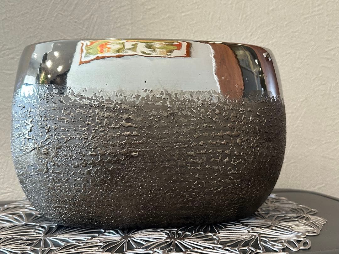 【ミュールミル】プランター コレットオーヴァルＬ《メタリック》