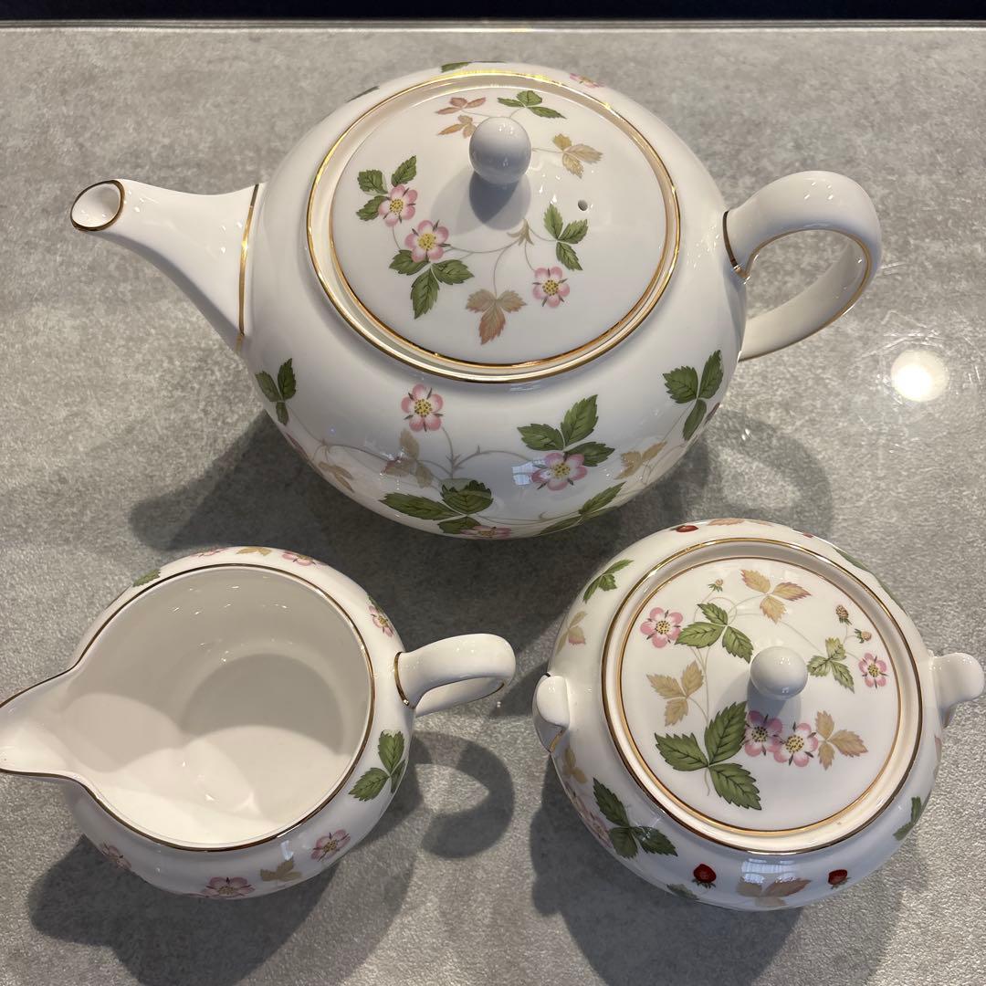 ウエッジウッド　ワイルドストロベリー 3点セット(Lサイズ)