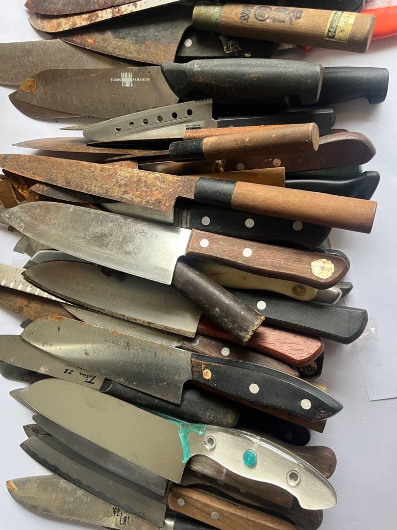 まとめ売り 和包丁・洋包丁いろいろセット　手打ち包丁・ブランド ジャンク品含む