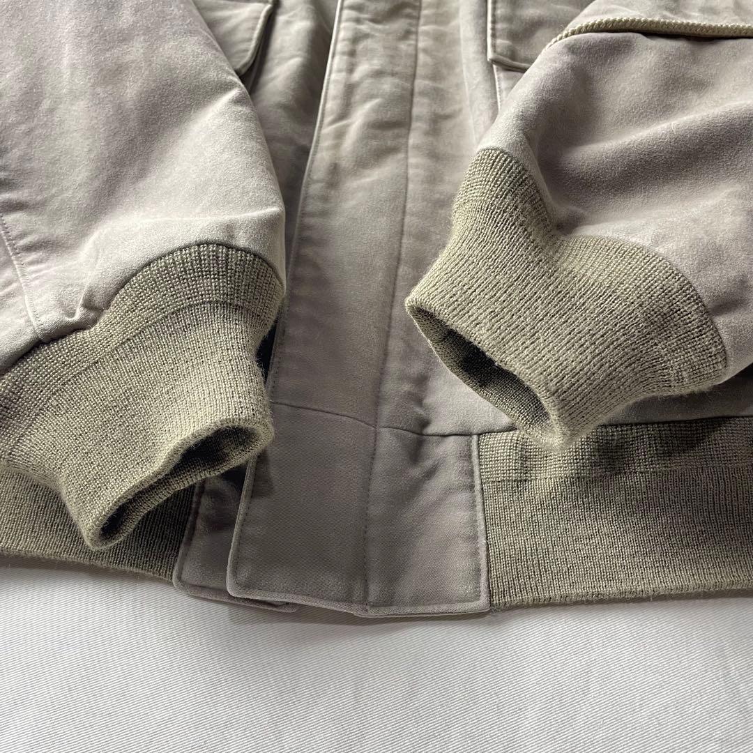 【ミスタージェントルマン】モールスキンワイドブルゾン【7h】