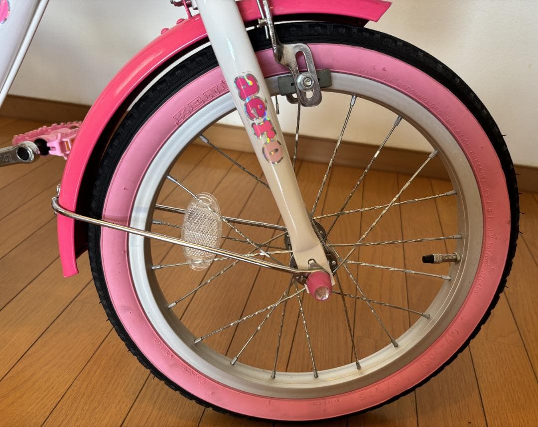 子供用自転車　Hard♡candy 16インチ　補助輪＆ヘルメット付き