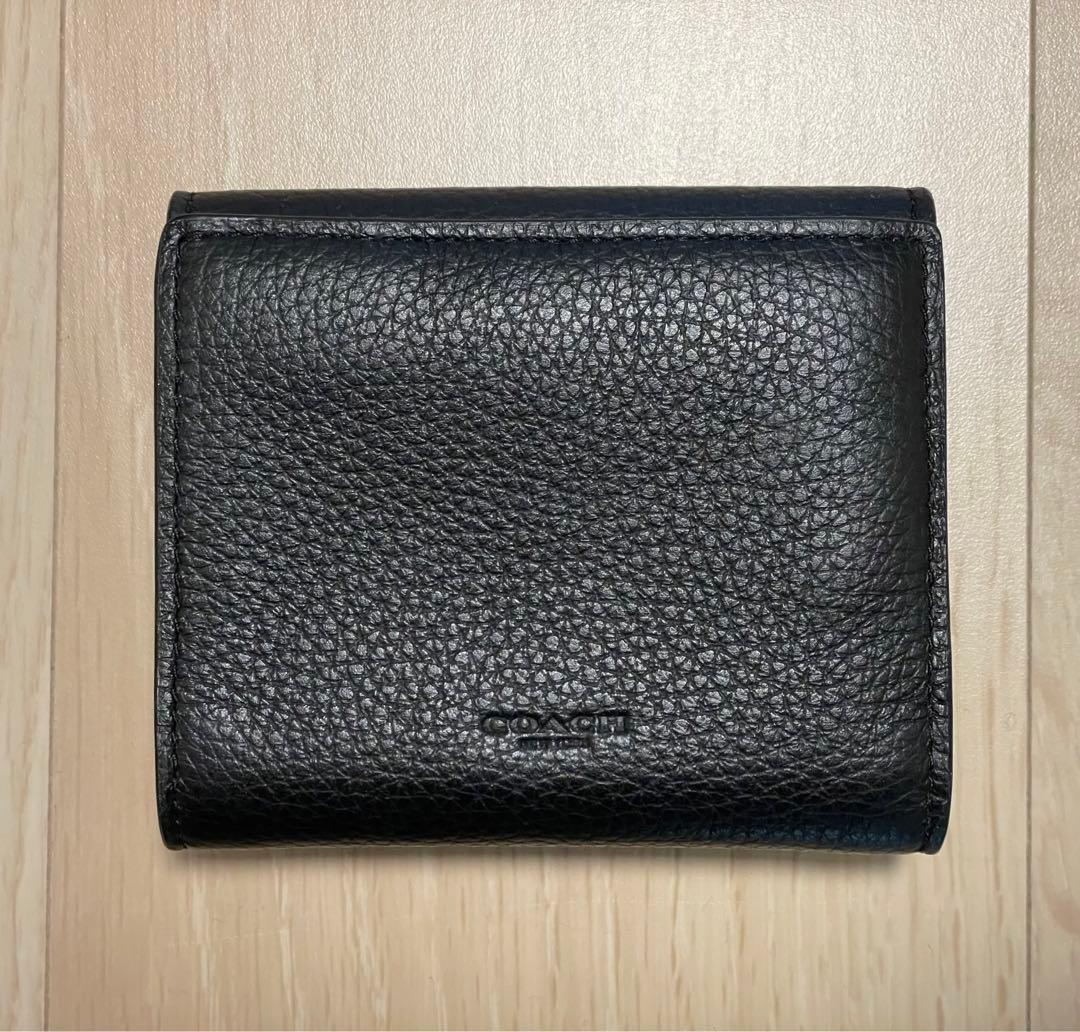 値下げしました‼未使用‼️ COACH コーチ 財布 レザー 折りたたみ財布