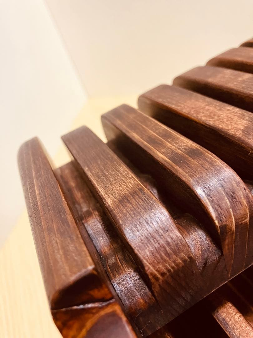 Bタイプ2段シザートレイ　シザースタンド　シザーケース　ハサミ皿　ハサミ置き