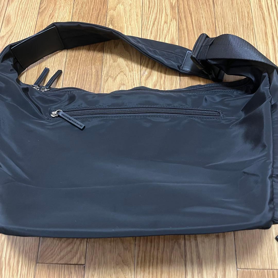 【SAPON】撥水リボンナイロンショルダーバッグ　prose verse