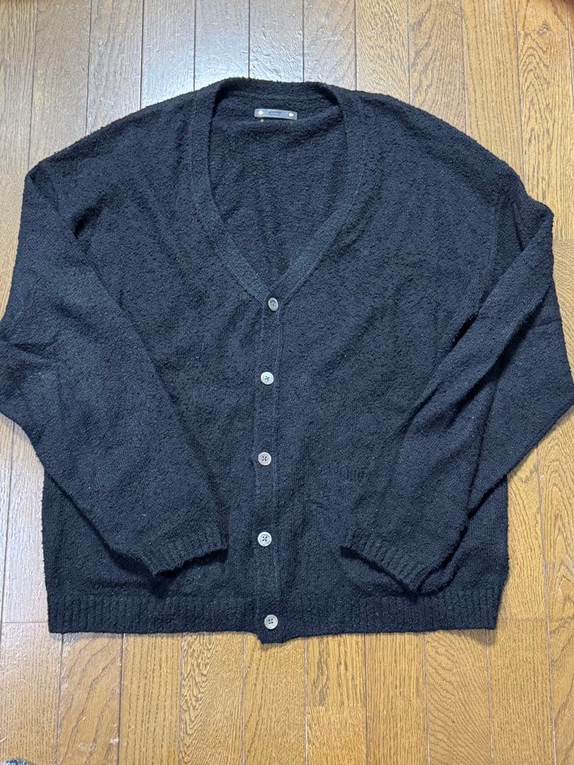 MINEDENIM マインデニム カーディガン ブラック3サイズ