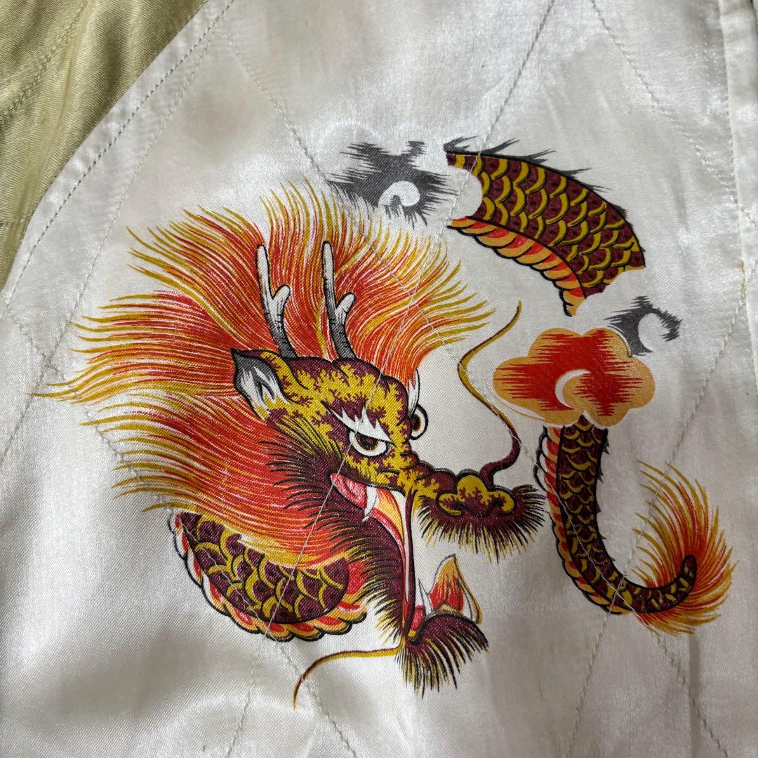 HOUSTON / ヒューストン　スカジャン　スーベニアジャケット　虎　レーヨン