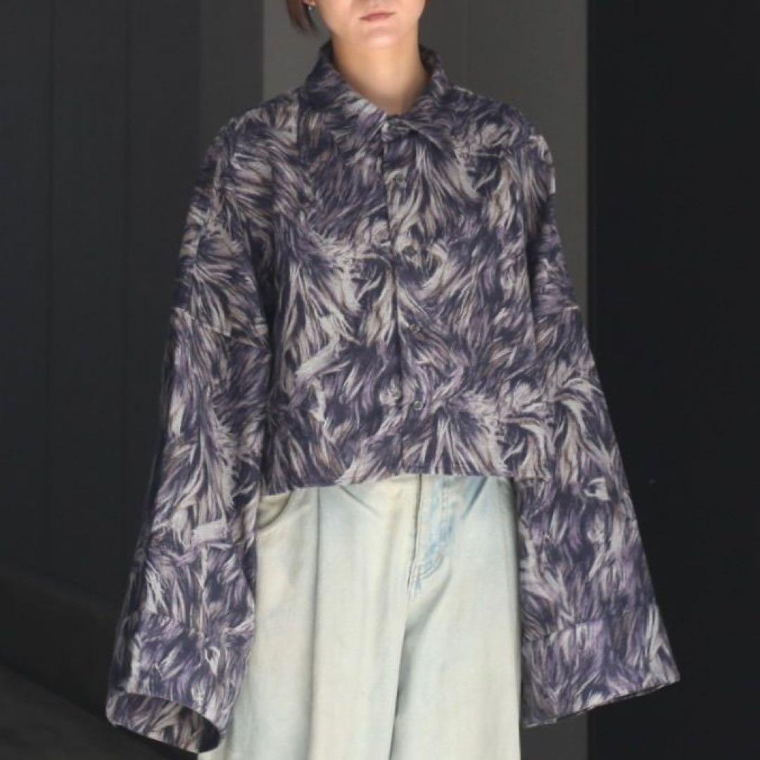 トップス shinyakozuka cropped giant shirt