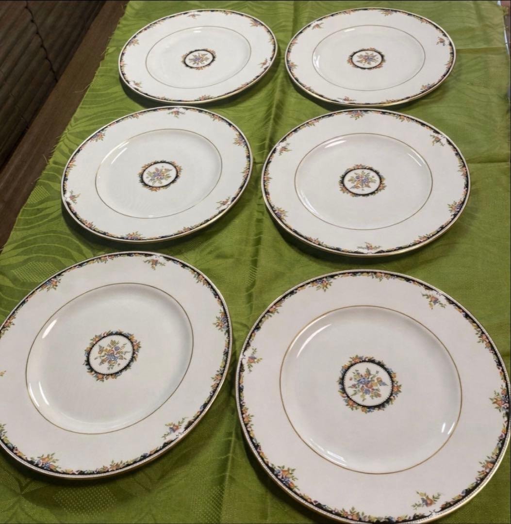  オズボーン 大皿27cm 6枚 廃盤