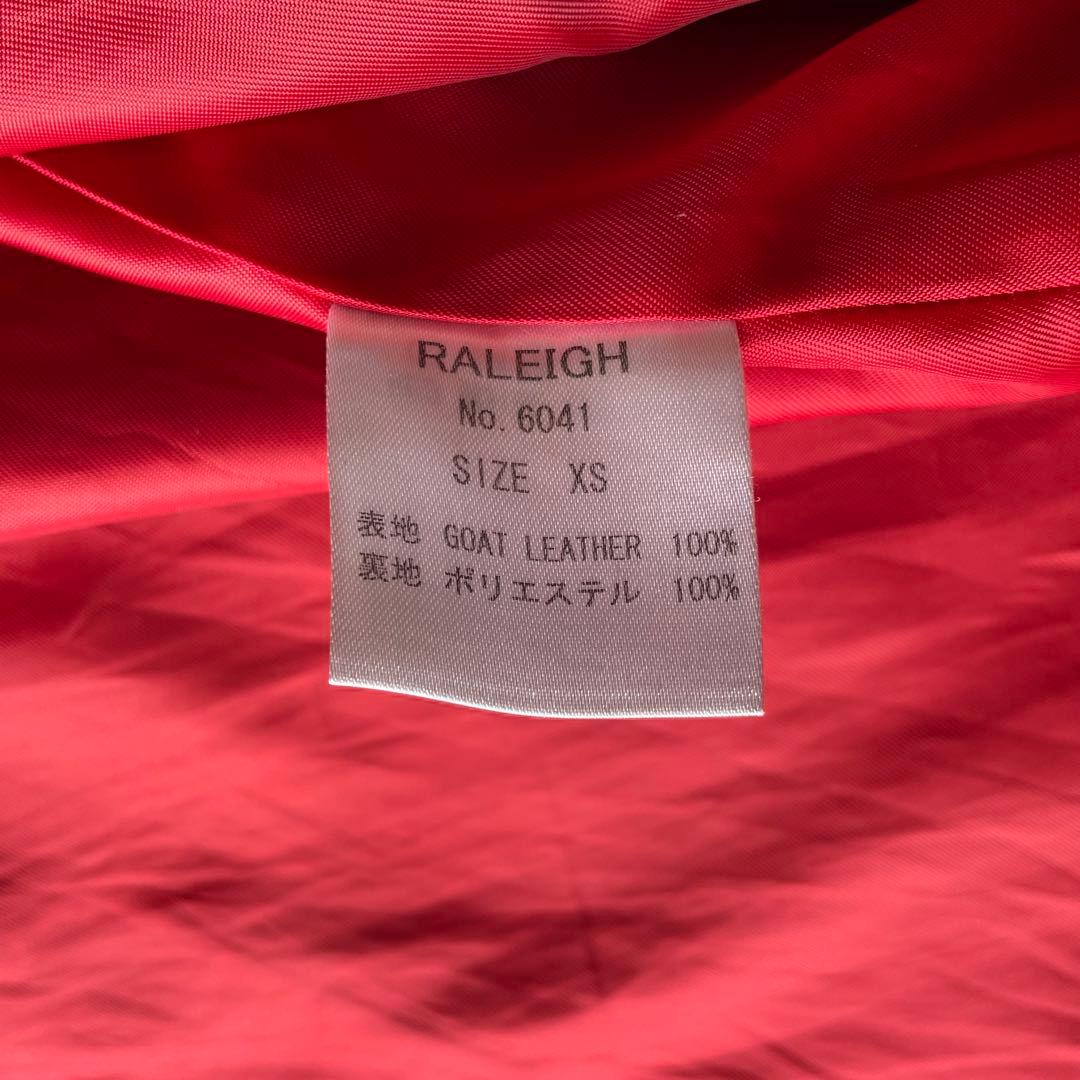 RALEIGH マックショウ 革ジャン レザージャケット ブラック ゴールド