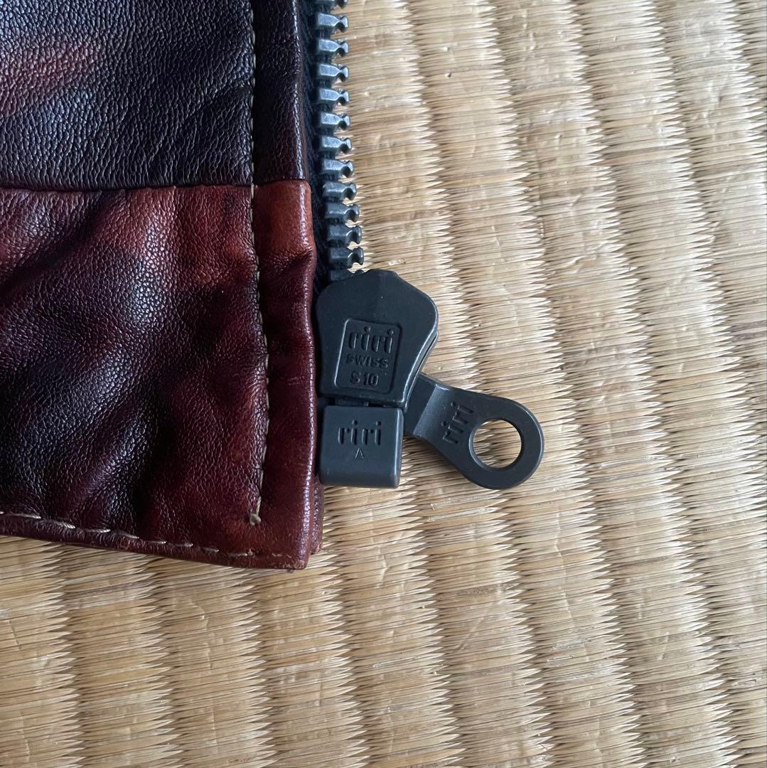 【雰囲気抜群80s】高級ラムナッパレザー　子羊革　デンマーク製　レザージャケット