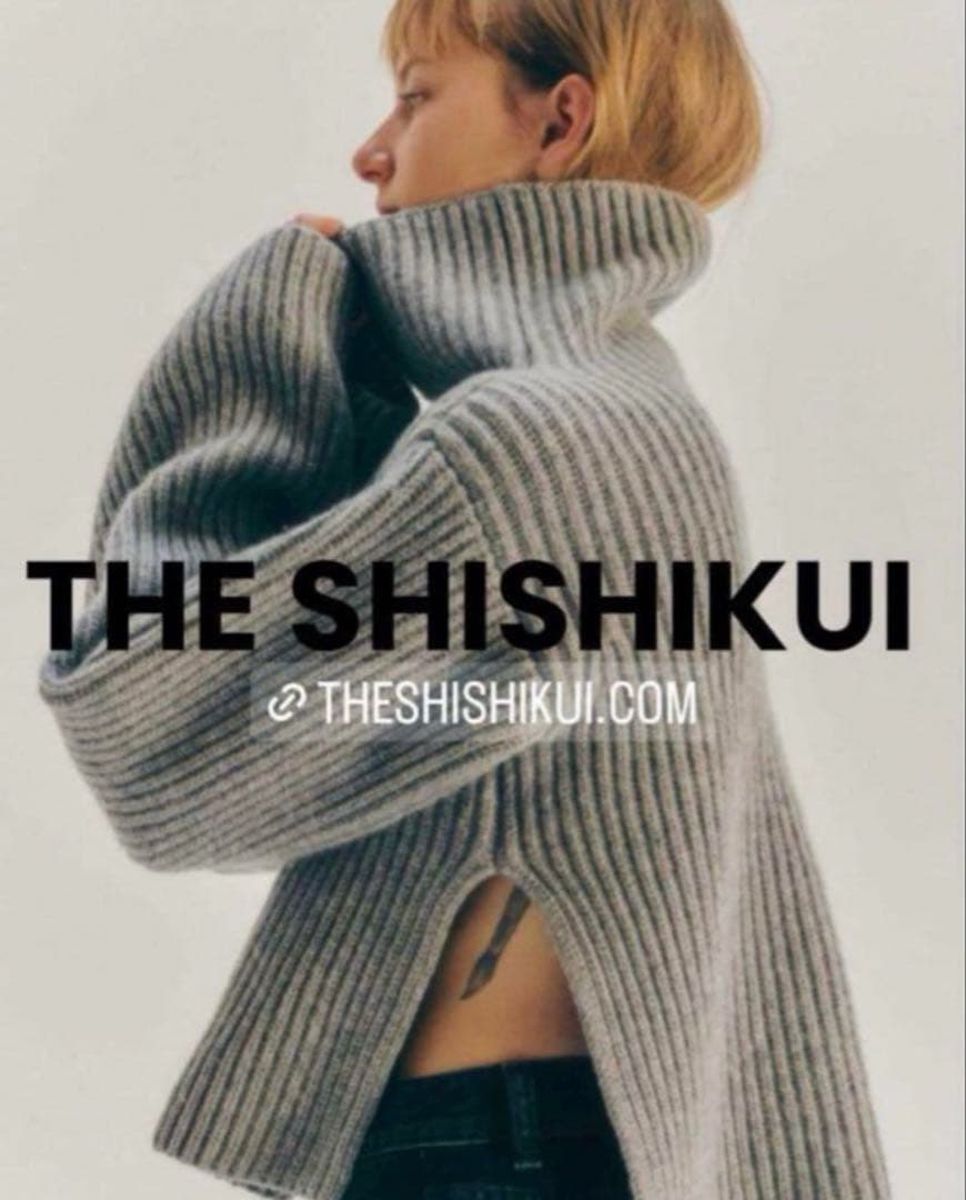 THE SHISHIKUI HIGH NECK KNIT カシミヤ