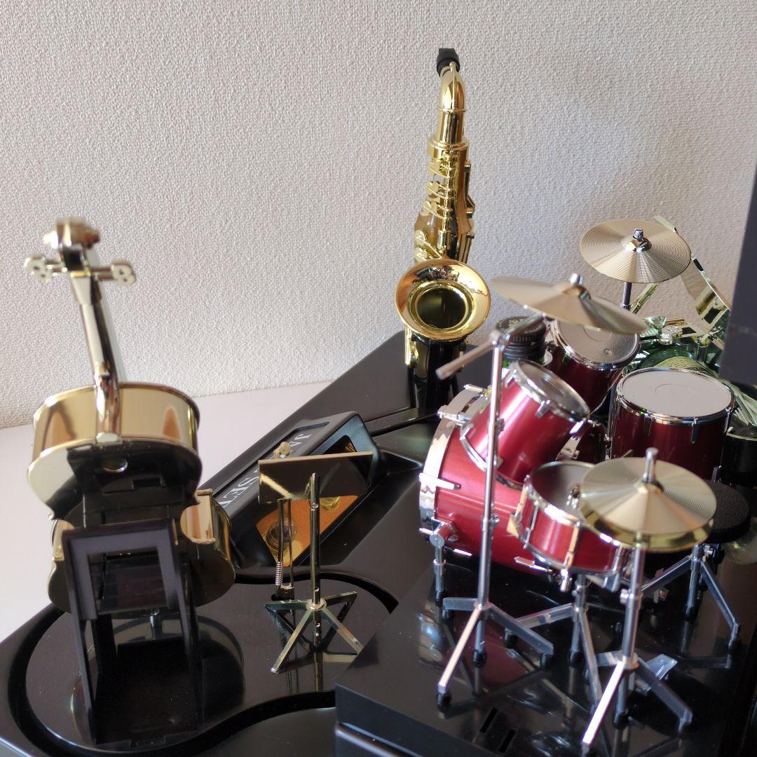 ジャズセット ミニボトル付き 楽器 置物 洋酒ミニチュアボトル　レア物　 レトロ
