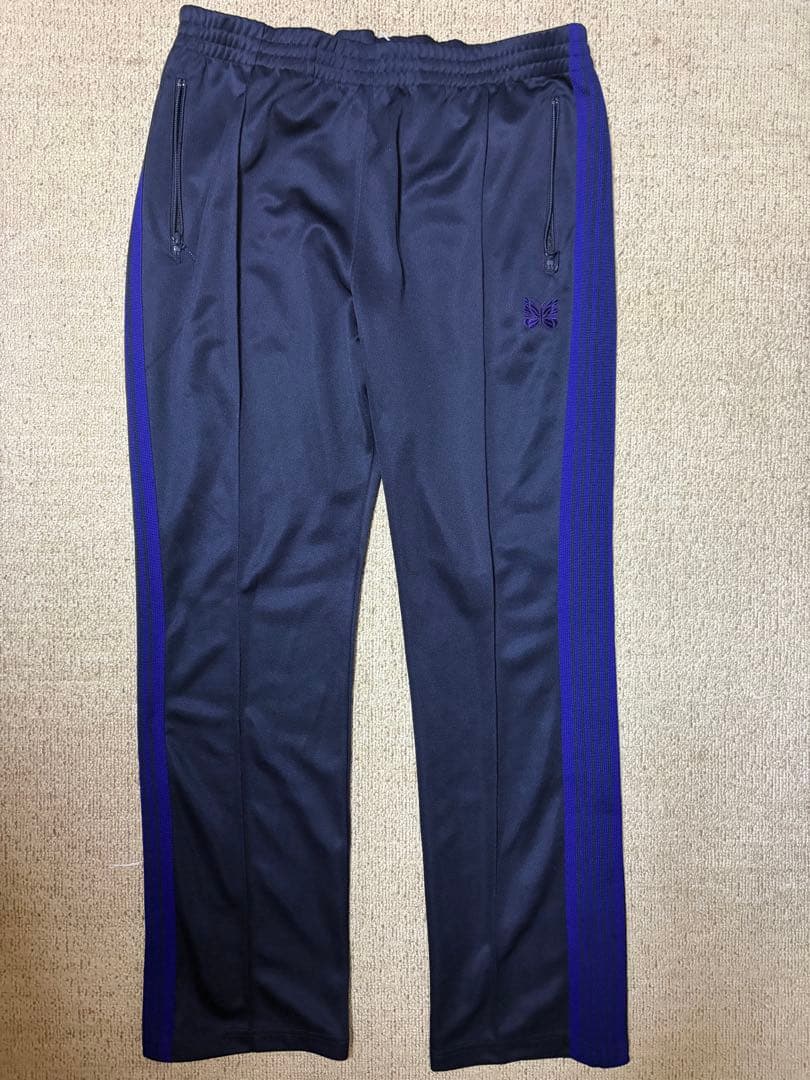 Needlesネイビー トラックパンツ NS247