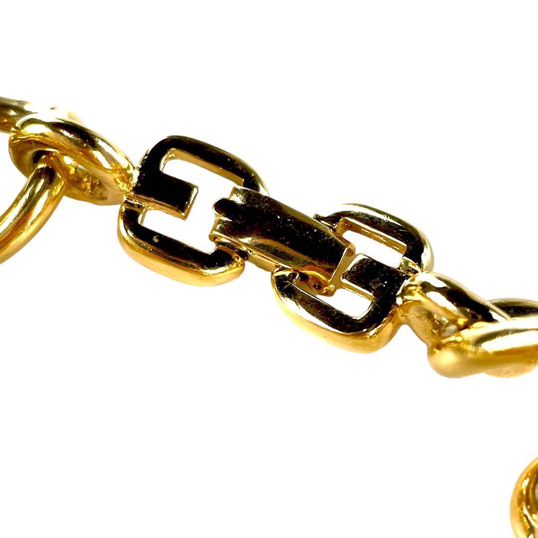 【圧倒的存在感】 GIVENCHY 90s ゴールド　ブレスレット 超大ぶり