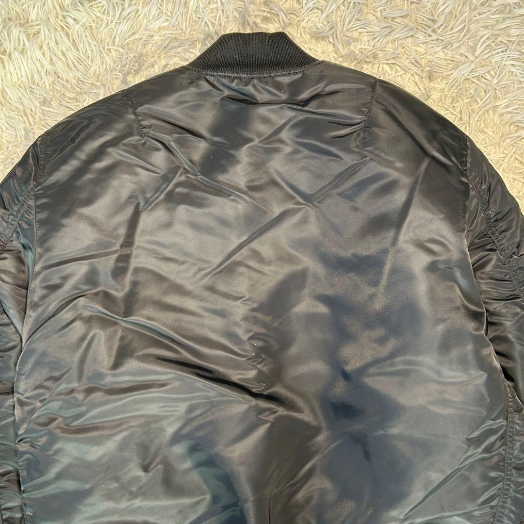 【美品】VALLEY APPAREL リバーシブル ma-1 ブラック　XL