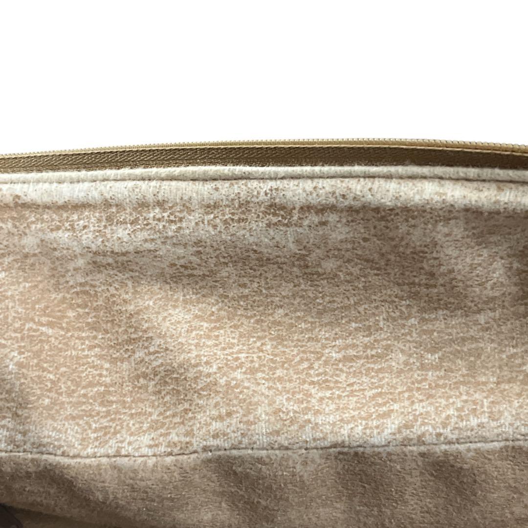 オールドグッチ　マイクロGG ボストンバッグ　シェリーライン　ブラウン　PVC