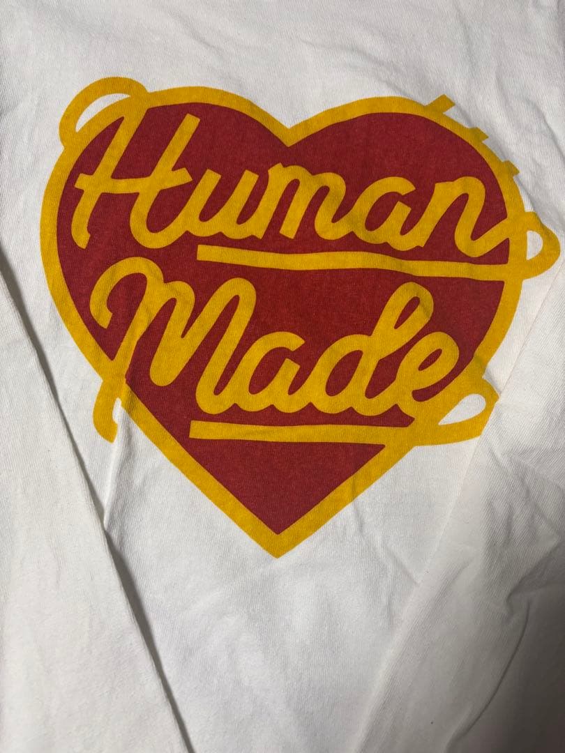 Human Made ハート型ロゴ 長袖カットソー