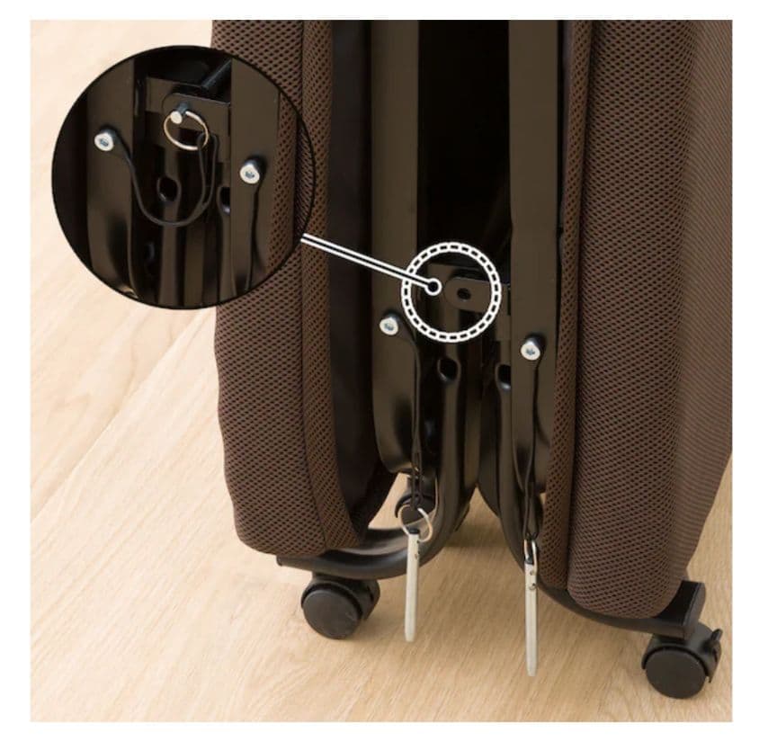 ニトリ　オリタタミベッド　ダブルメッシュ3