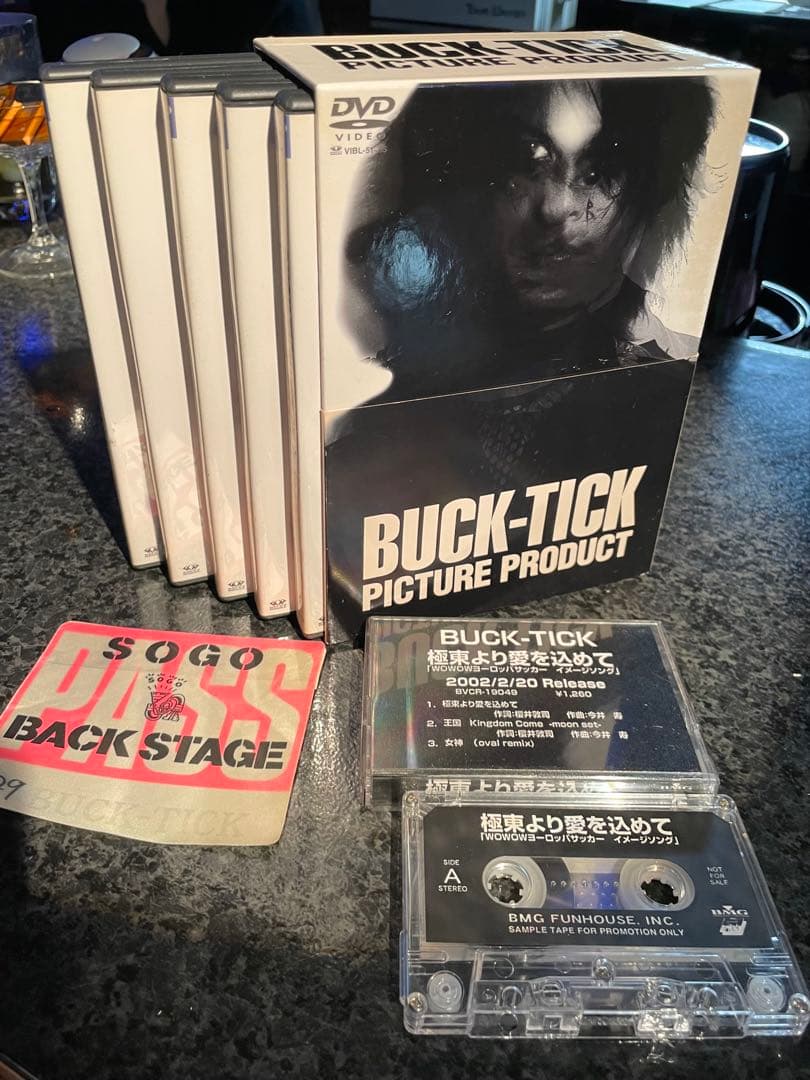 BUCK-TICK B-T～PICTURE PRODUCT DVD-BOX他２点